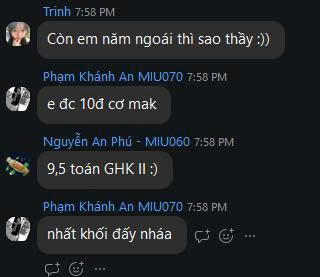 Thành tích học tập xuất sắc