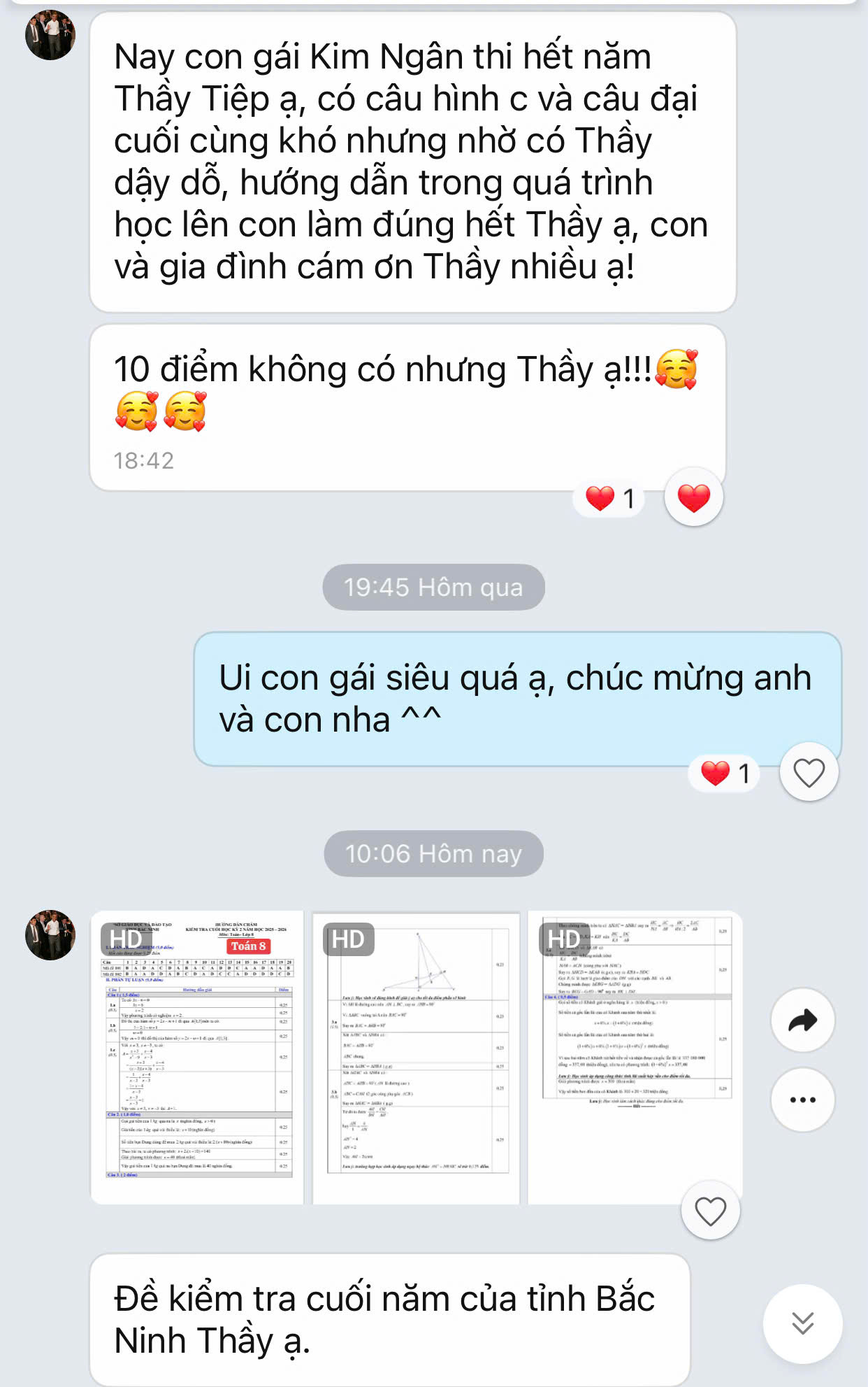 Thành tích học tập